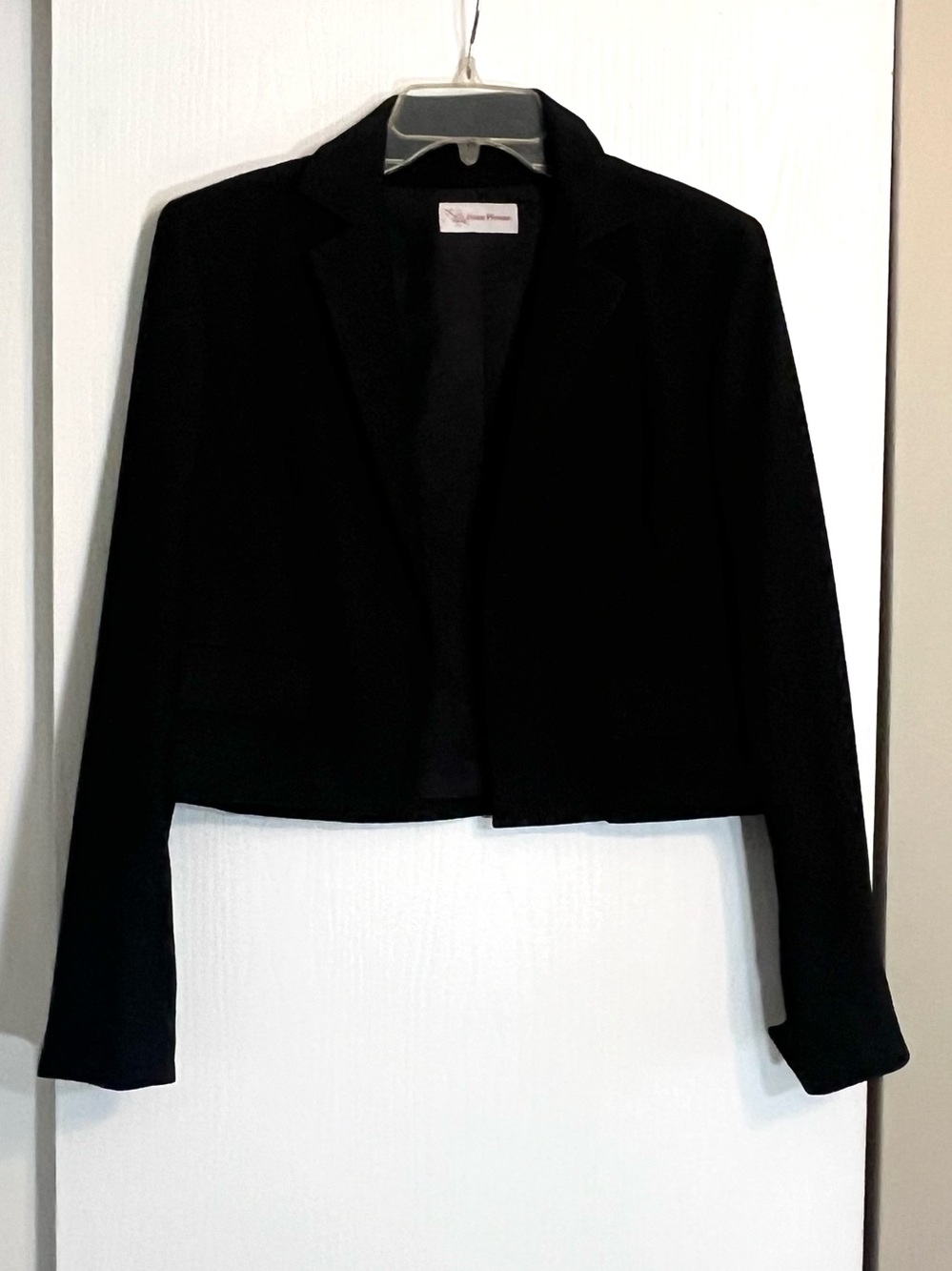 Vintage Evan Picone Size Small Black Cropped Blazer Jacket